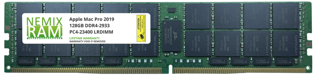 NEMIX RAM 1TB (8X128GB) DDR4 2933MHZ PC4-23400 8Rx4 1.2V 288-PIN ECC LRDIMM Load Reduced Server Memory KIT Compatible with Apple Mac Pro 2019 7,1 Tower Computer 2 NEMIX RAM